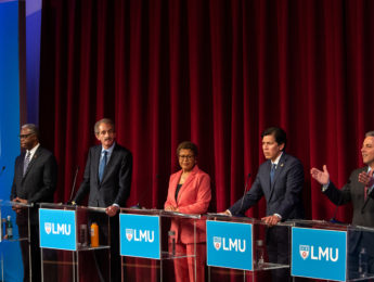 Candidates at the LMU Mayoral Debate