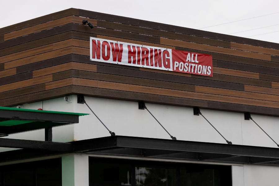 Now Hiring sign
