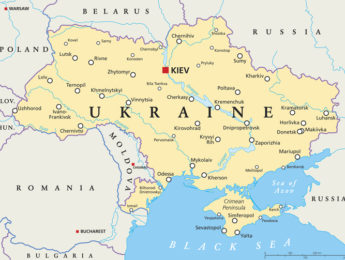 Ukraine Political Map