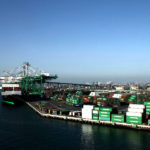 containers at the Port of Los Angeles