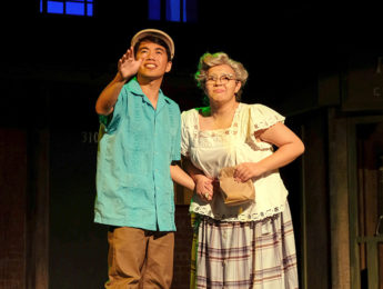 Image of two student actors