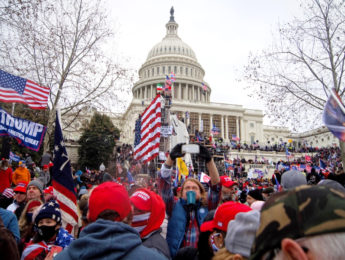 Crowds rally on Jan. 6, 2021 insurrection