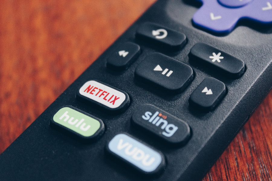 remote control with Netflix button