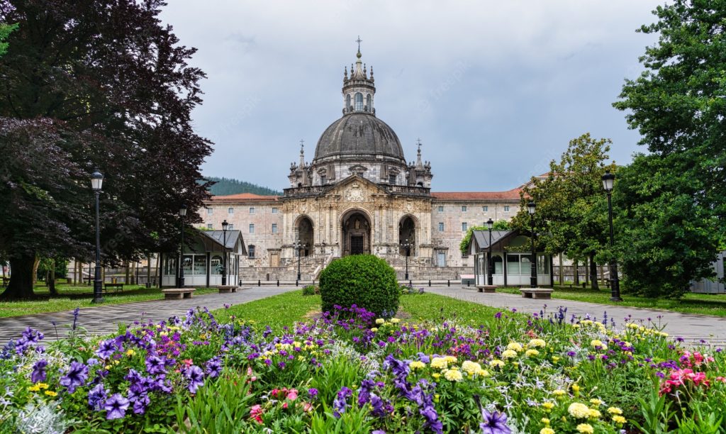 Sanctuary and birthplace of St. Ignatius of Loyola in Azpeitia, in Basque Country, Spain