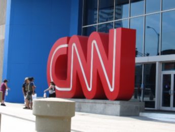 CNN sign at CNN Center