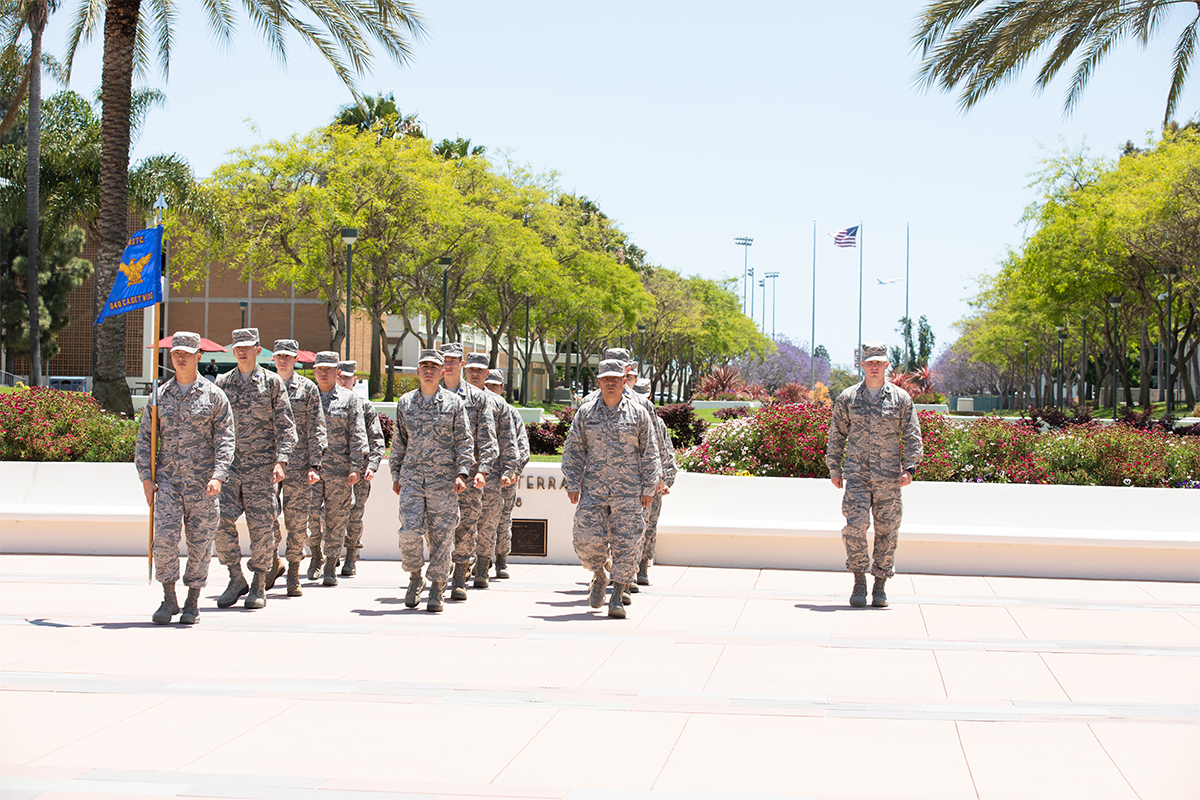 Image of AFROTC students
