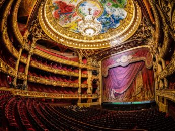 Image of the stage at the Paris Opera