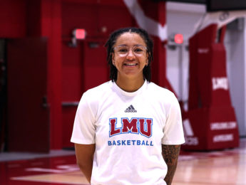 Cherise Benyon, graduate assistant for LMU women's basketball