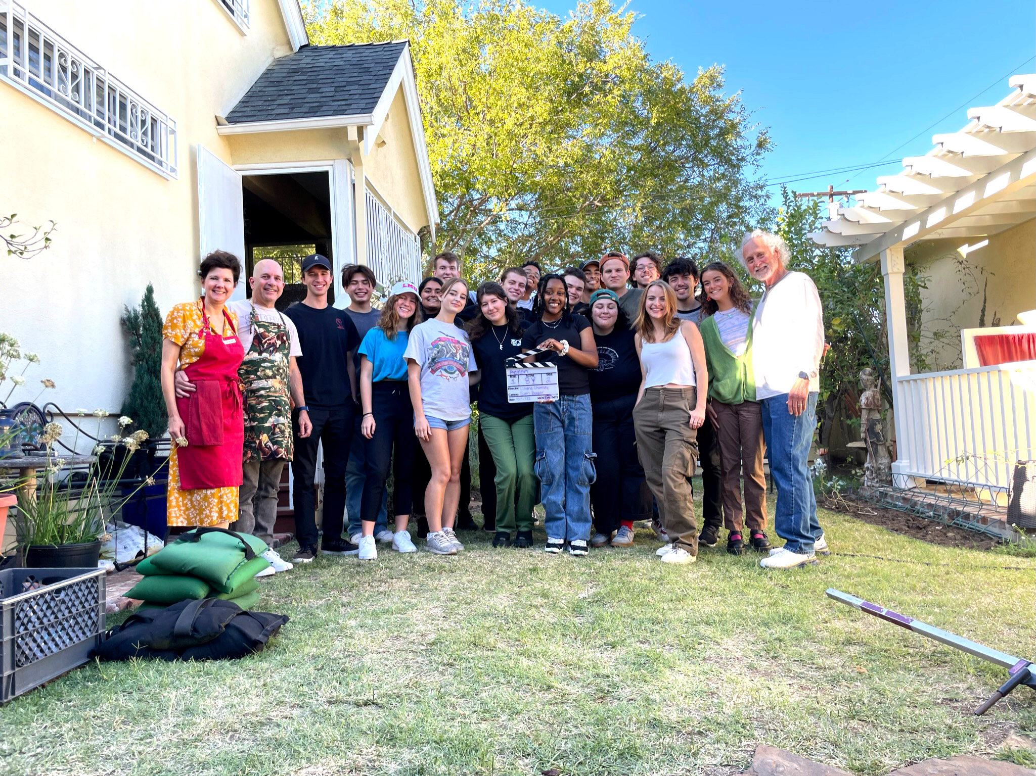 LMU School of Film and Television Students on First Sustainable Set