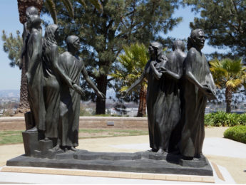 Image of the student memorial statue