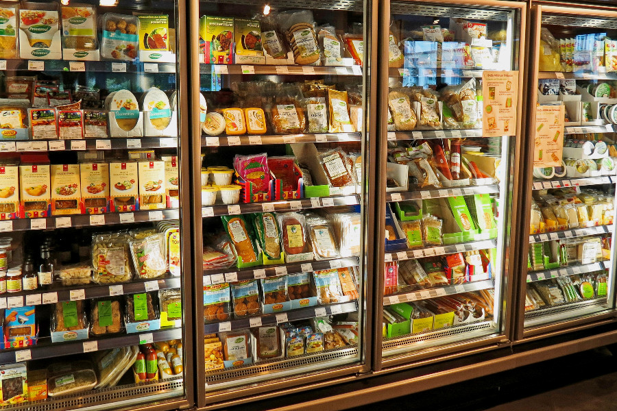refrigerated food section