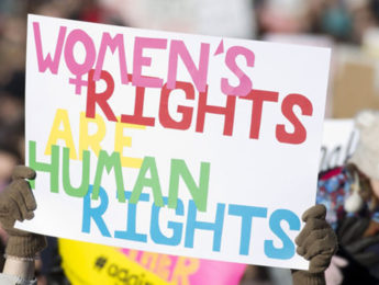 Image of a Women's Rights Sign