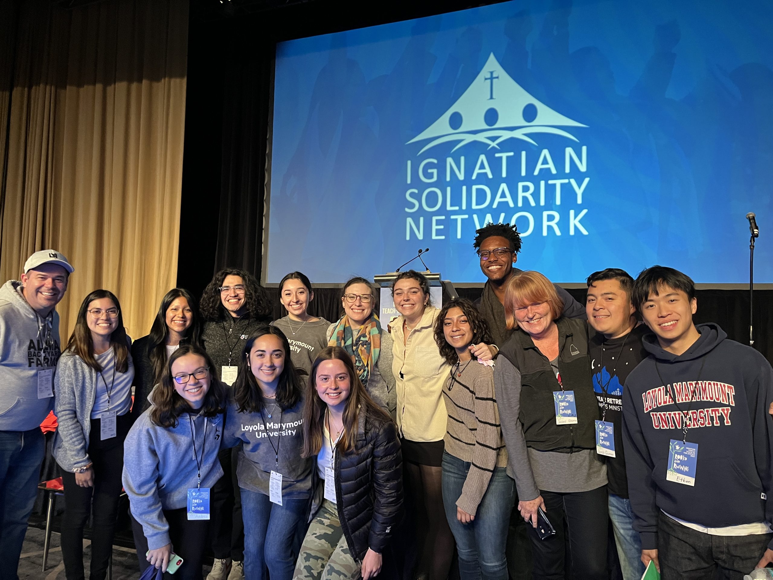 Students and staff in D.C. at the annual Ignatian Family Teach-In for Justice.