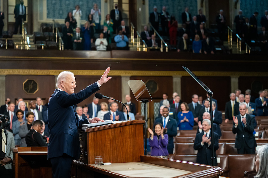 President Joe Biden speaking