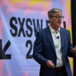President Timothy Law Snyder presenting at SXSW