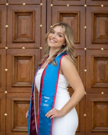 Claire Shepard graduation photo