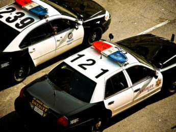 LA County. Sheriff's vehicles parked