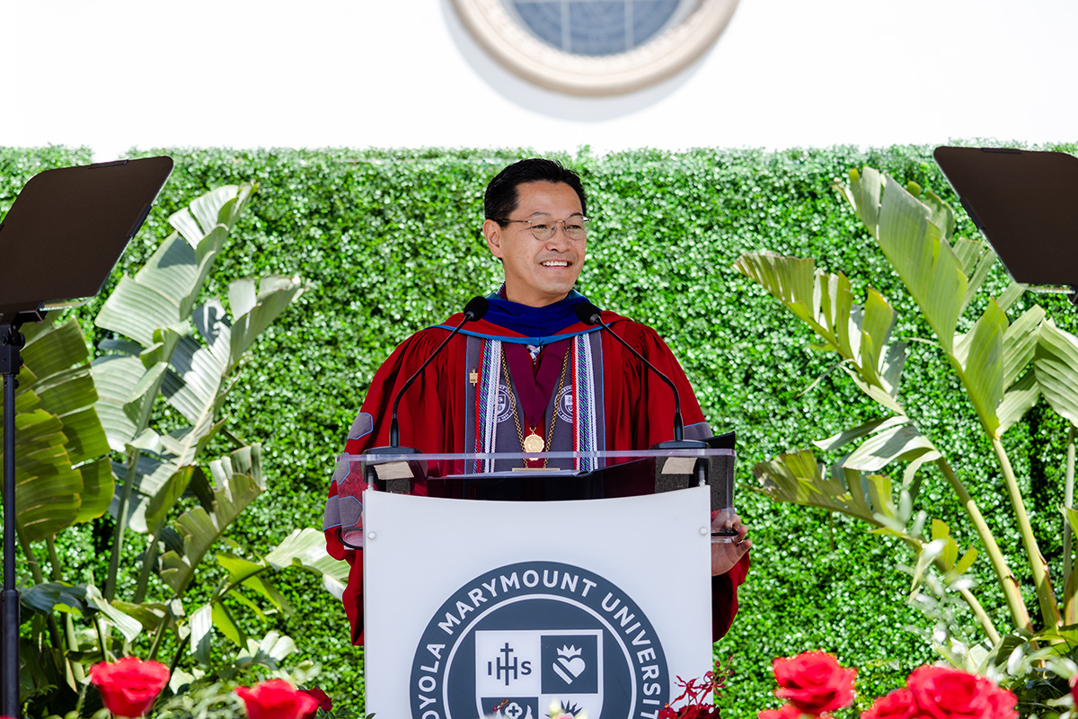 Provost at commencement