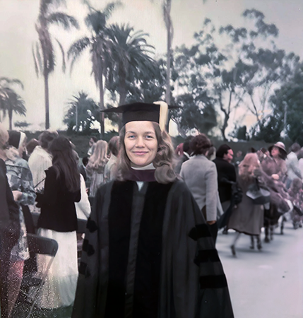 Johanna Lundy at LMU Law School graduation. 