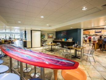 The Lair dining area at LMU
