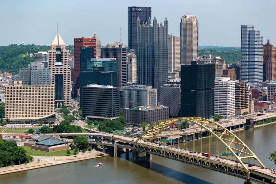 Pittsburgh from Mount Washington.