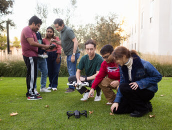 Gustavo Vejarano received a grant of nearly $200,000 from the National Science Foundation for his collaborative drone research.
