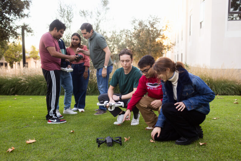 Gustavo Vejarano received a grant of nearly $200,000 from the National Science Foundation for his collaborative drone research.
