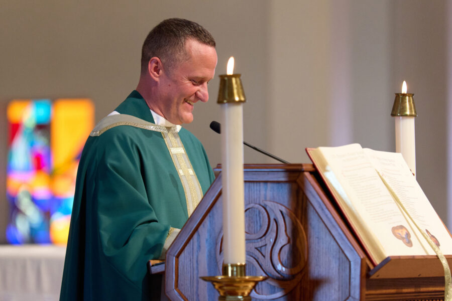 Father Reedy Embraces Roles as Lieutenant and Priest