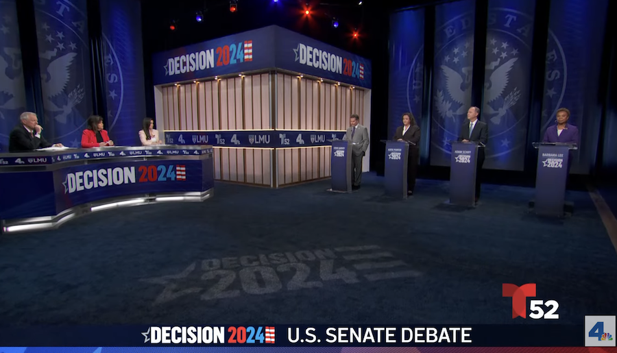 4 California U.S. Senate Candidates Compete in Final Debate
