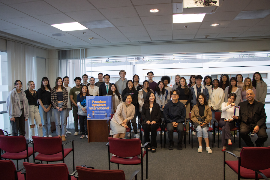LMU Students dialogue with North Korean refugees